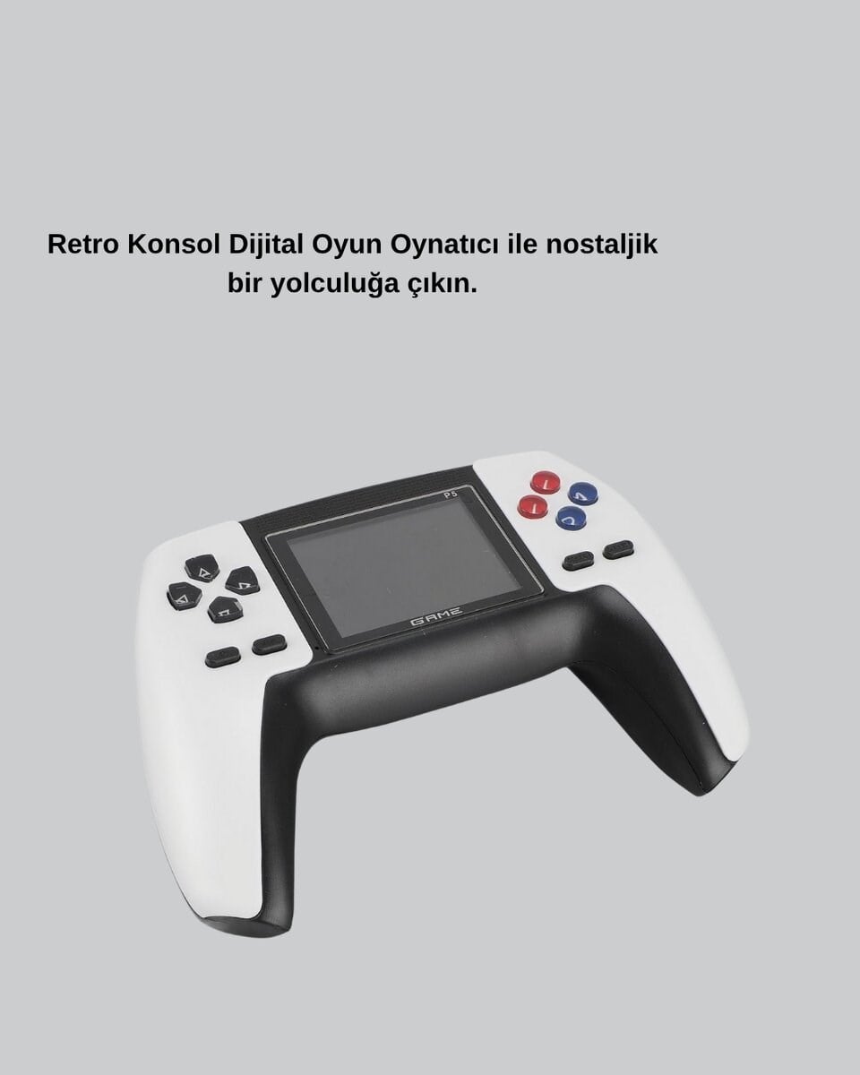 Retro Oyun Konsolu – 520 Klasik Oyun, AV Çıkışlı, Şarjlı Dijital Oyun Deneyimi