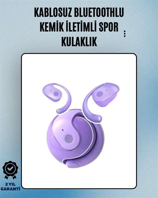 S05 Kablosuz Bluetooth 5.3 Kemik İletimli Spor Kulaklık – IPX4 Suya Dayanıklı, 6 Saat Pil Ömrü