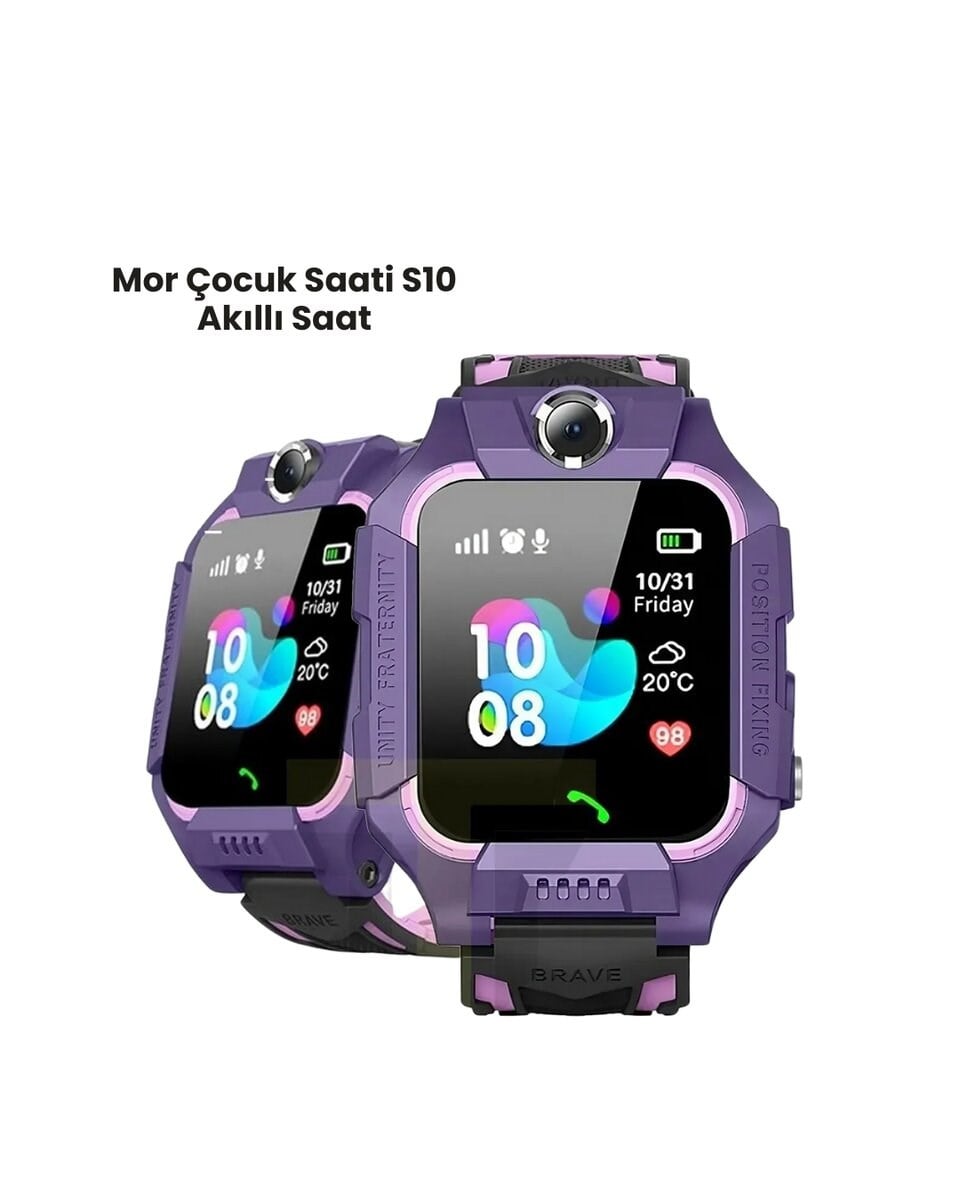 S10 Mor Akıllı Çocuk Saati