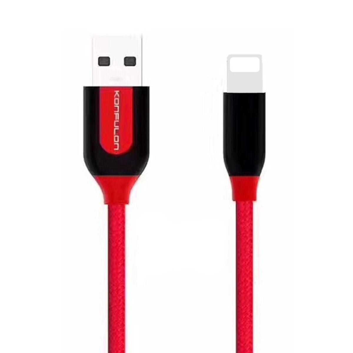S51 Lightning Kablo İphone Uyumlu 1m 3a - Kırmızı