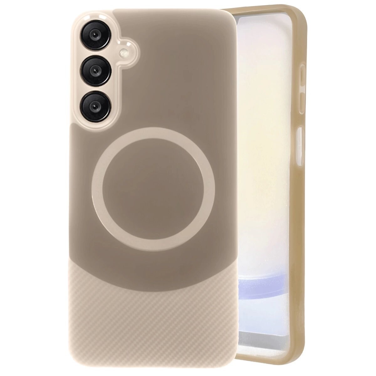 Samsung A26 Kılıf Maya Karbon Kapak - Kahverengi