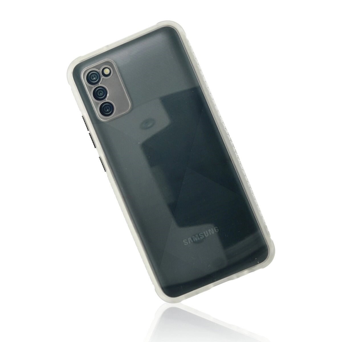 Samsung Galaxy A02s Kılıf Miami Şeffaf Silikon - Şeffaf