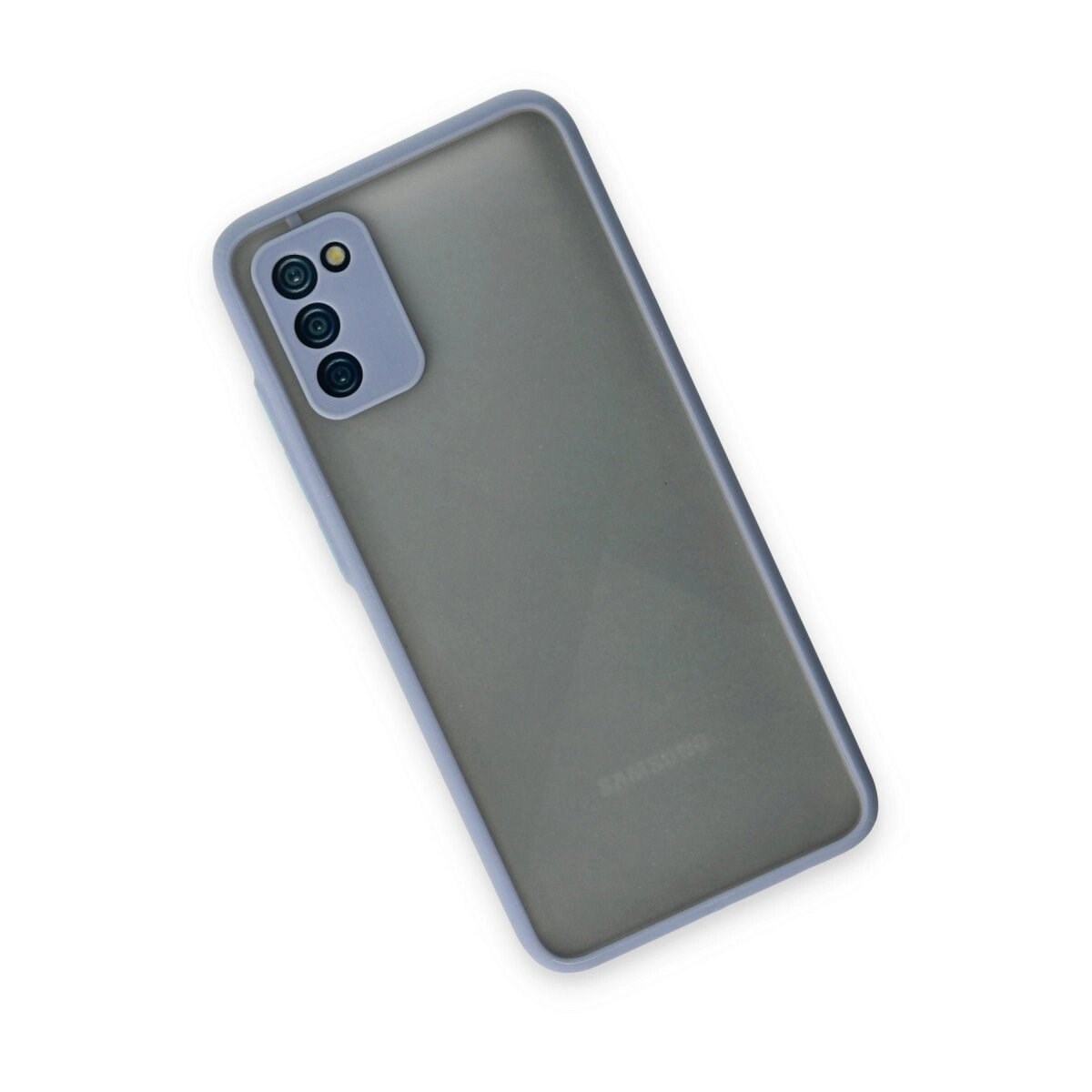 Samsung Galaxy A02s Kılıf Montreal Silikon Kapak - Gri