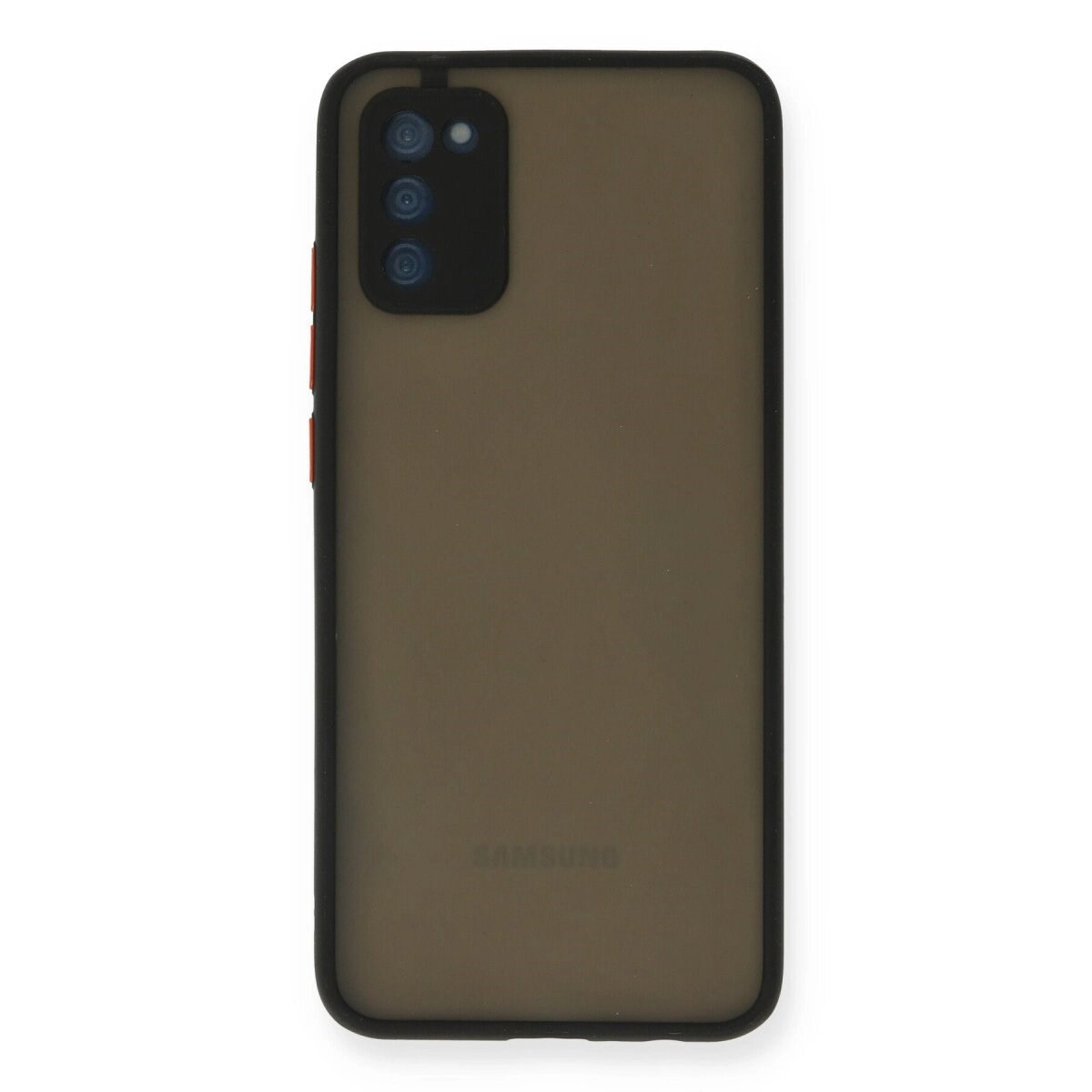 Samsung Galaxy A02s Kılıf Montreal Silikon Kapak - Siyah