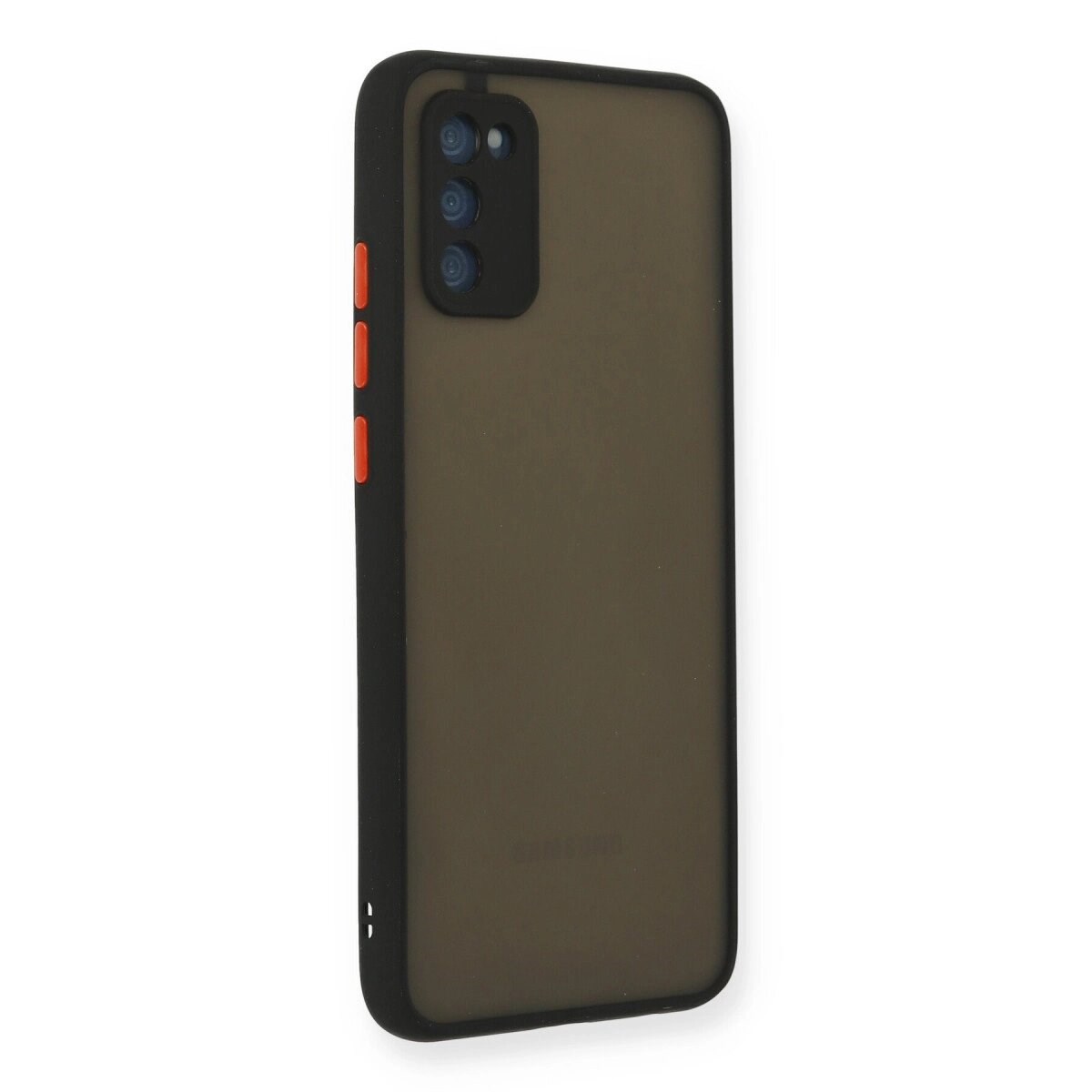 Samsung Galaxy A02s Kılıf Montreal Silikon Kapak - Siyah