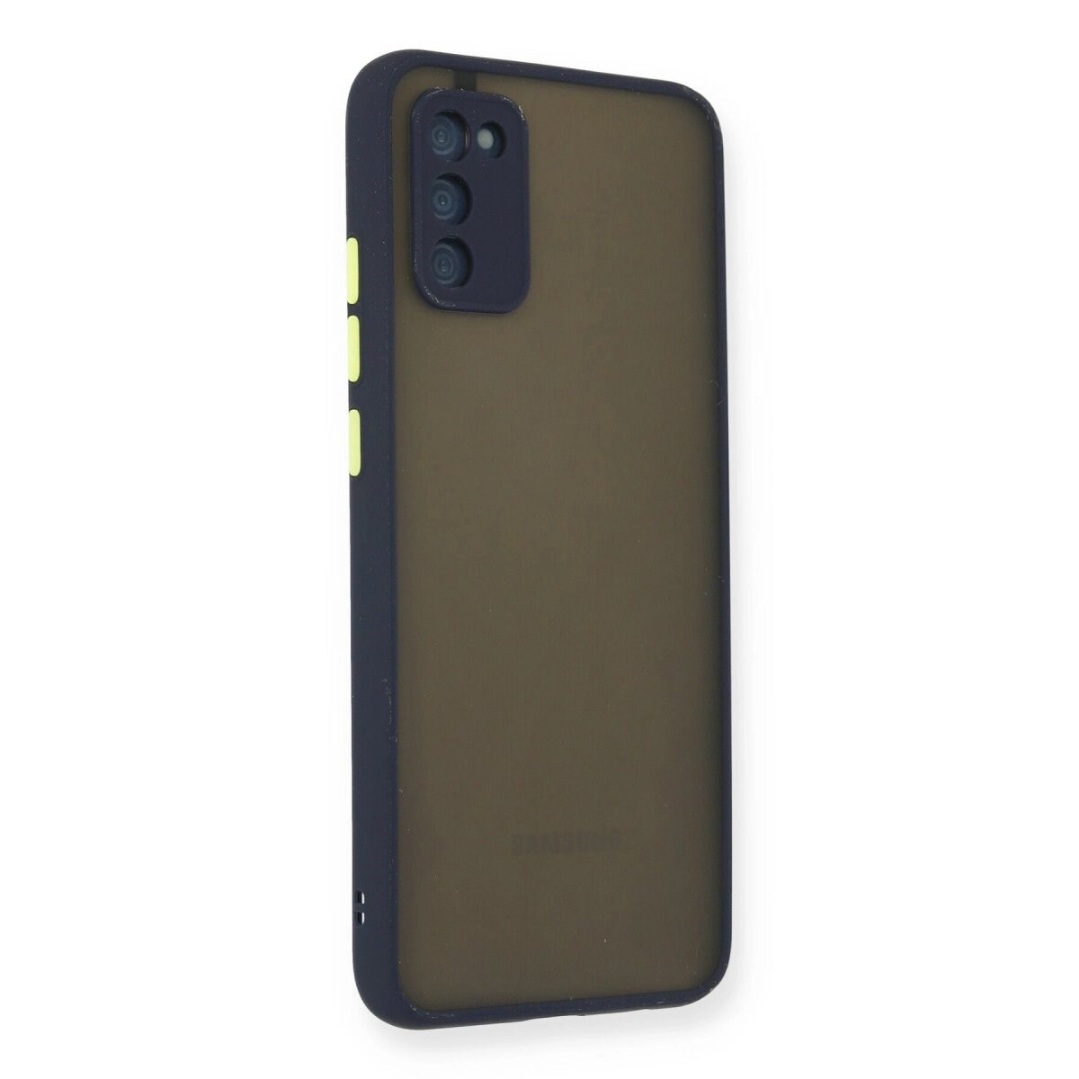 Samsung Galaxy A02s Kılıf Montreal Silikon Kapak - Lacivert