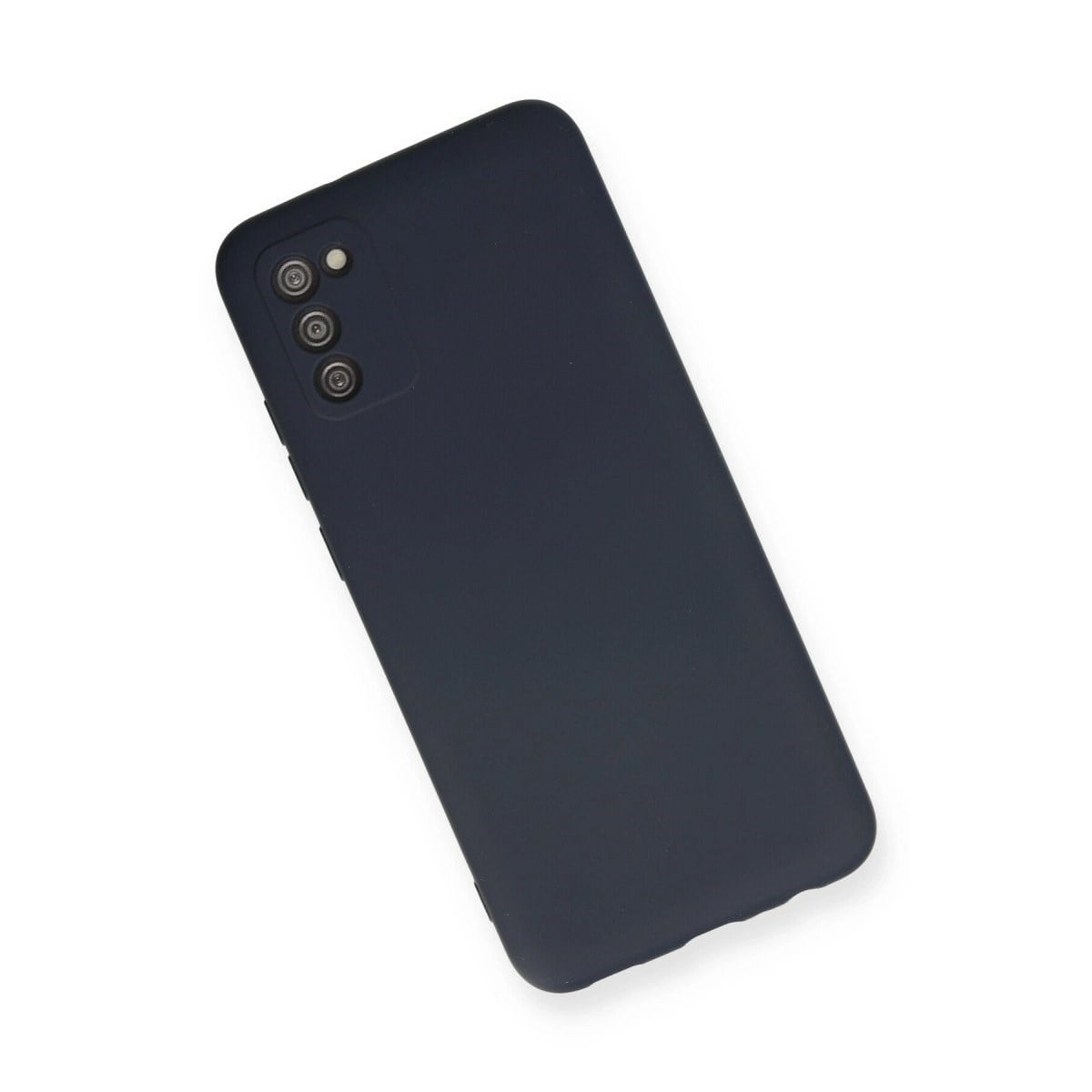 Samsung Galaxy A02s Kılıf Nano İçi Kadife Silikon - Lacivert
