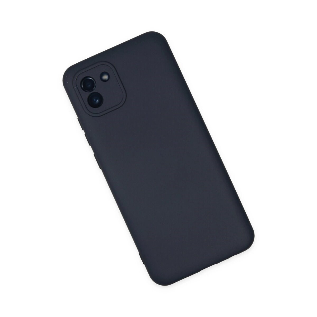 Samsung Galaxy A03 Kılıf Nano İçi Kadife Silikon - Lacivert