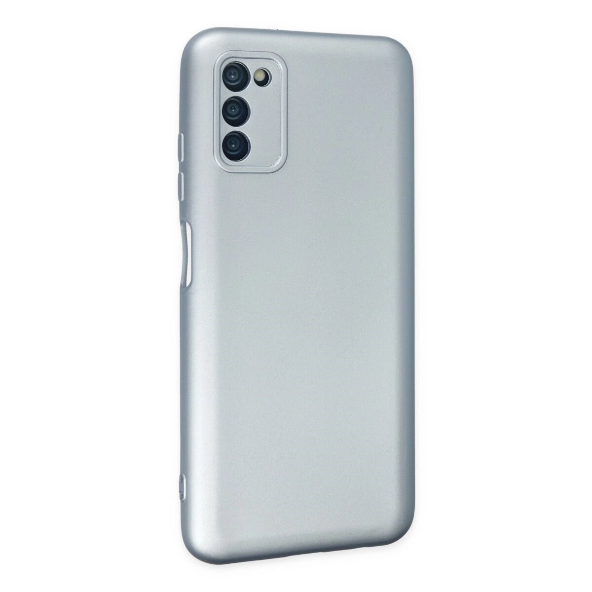 Samsung Galaxy A03s Kılıf Nano İçi Kadife Silikon - Sky Blue