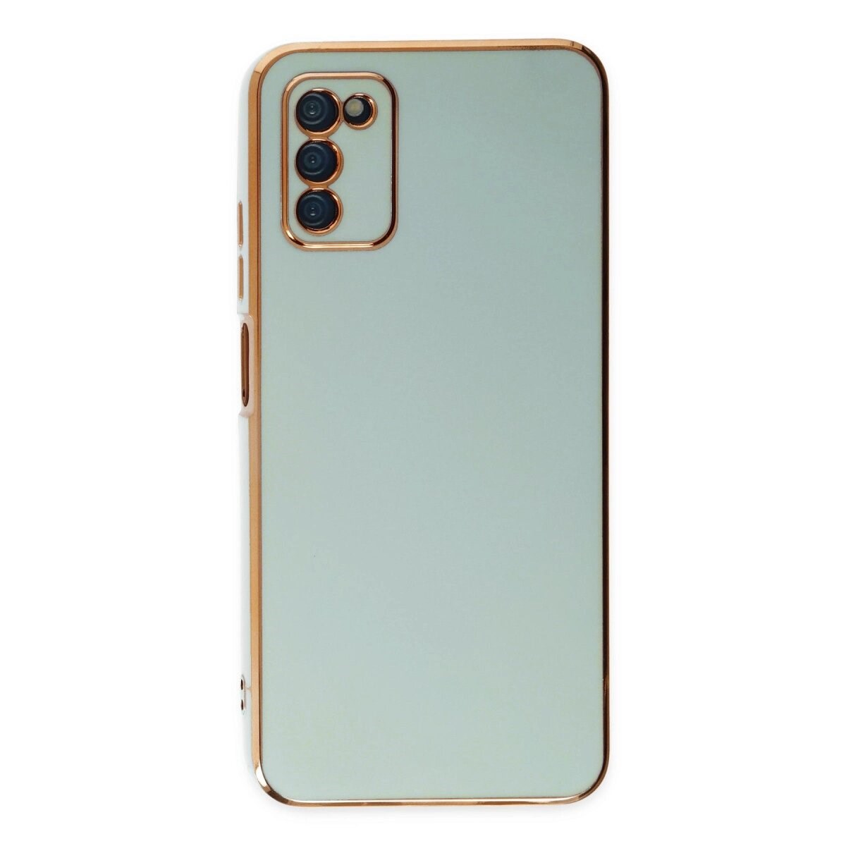 Samsung Galaxy A03s Kılıf Volet Silikon - Açık Yeşil