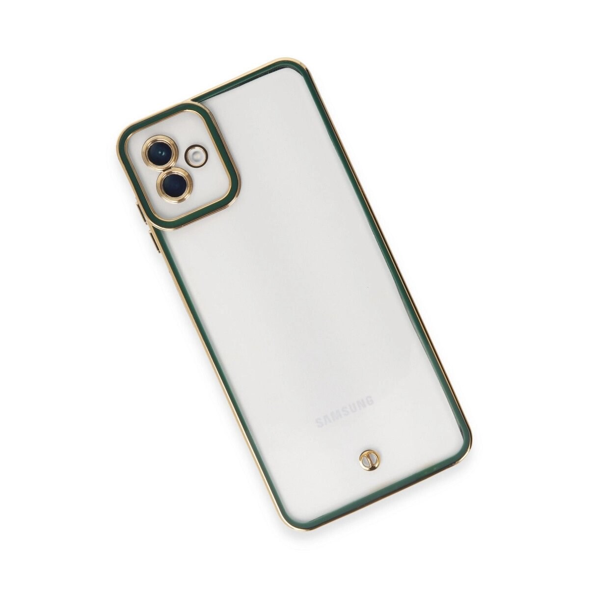 Samsung Galaxy A04 Kılıf Liva Lens Silikon - Yeşil