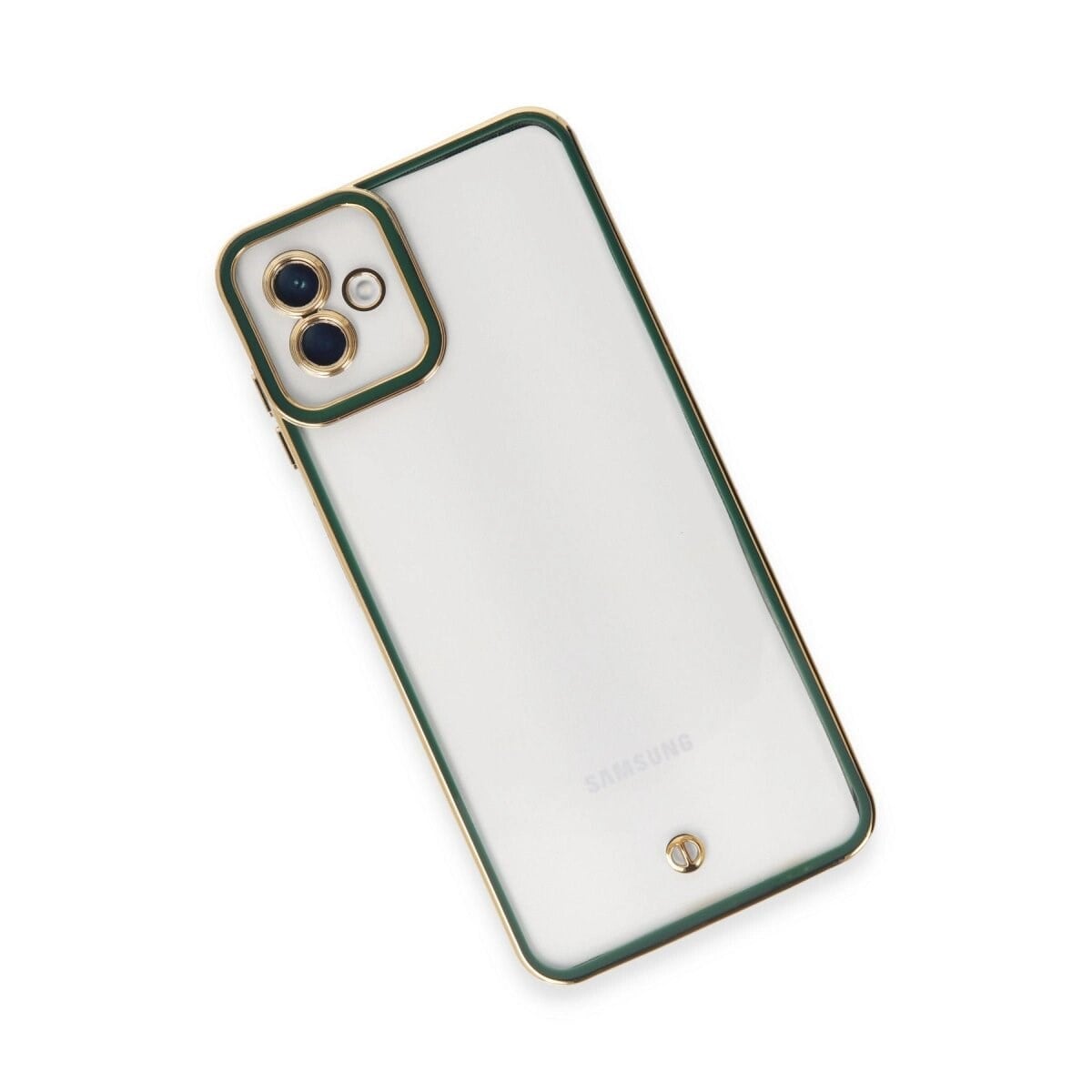 Samsung Galaxy A04 Kılıf Liva Lens Silikon - Yeşil