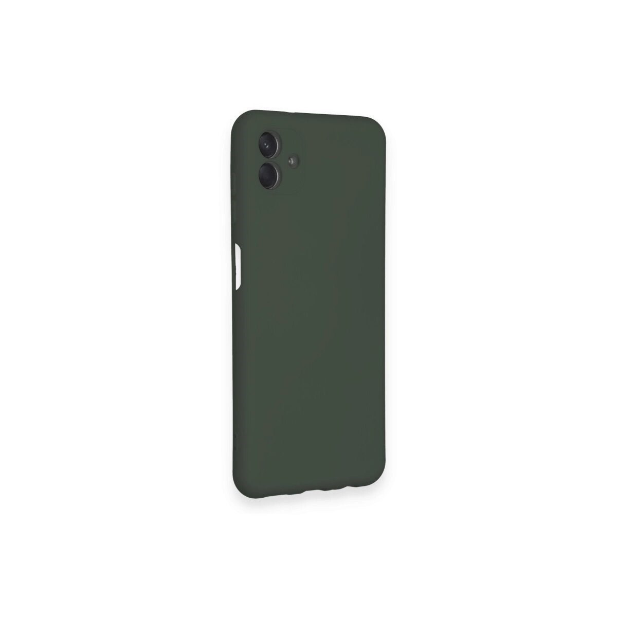 Samsung Galaxy A04 Kılıf Nano İçi Kadife Silikon - Koyu Yeşil