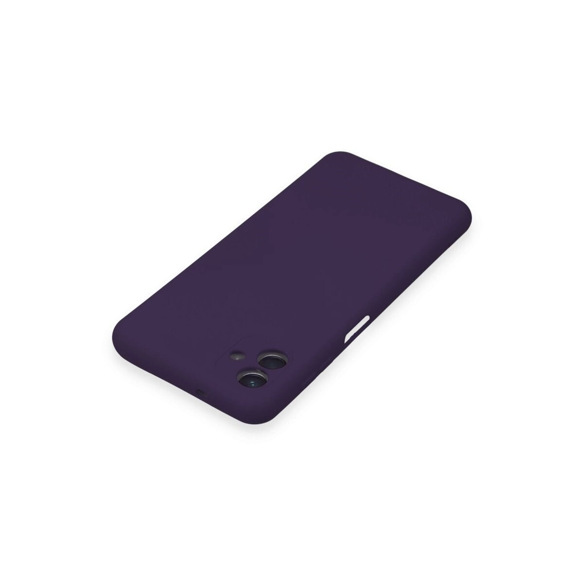Samsung Galaxy A04 Kılıf Nano İçi Kadife Silikon - Mor