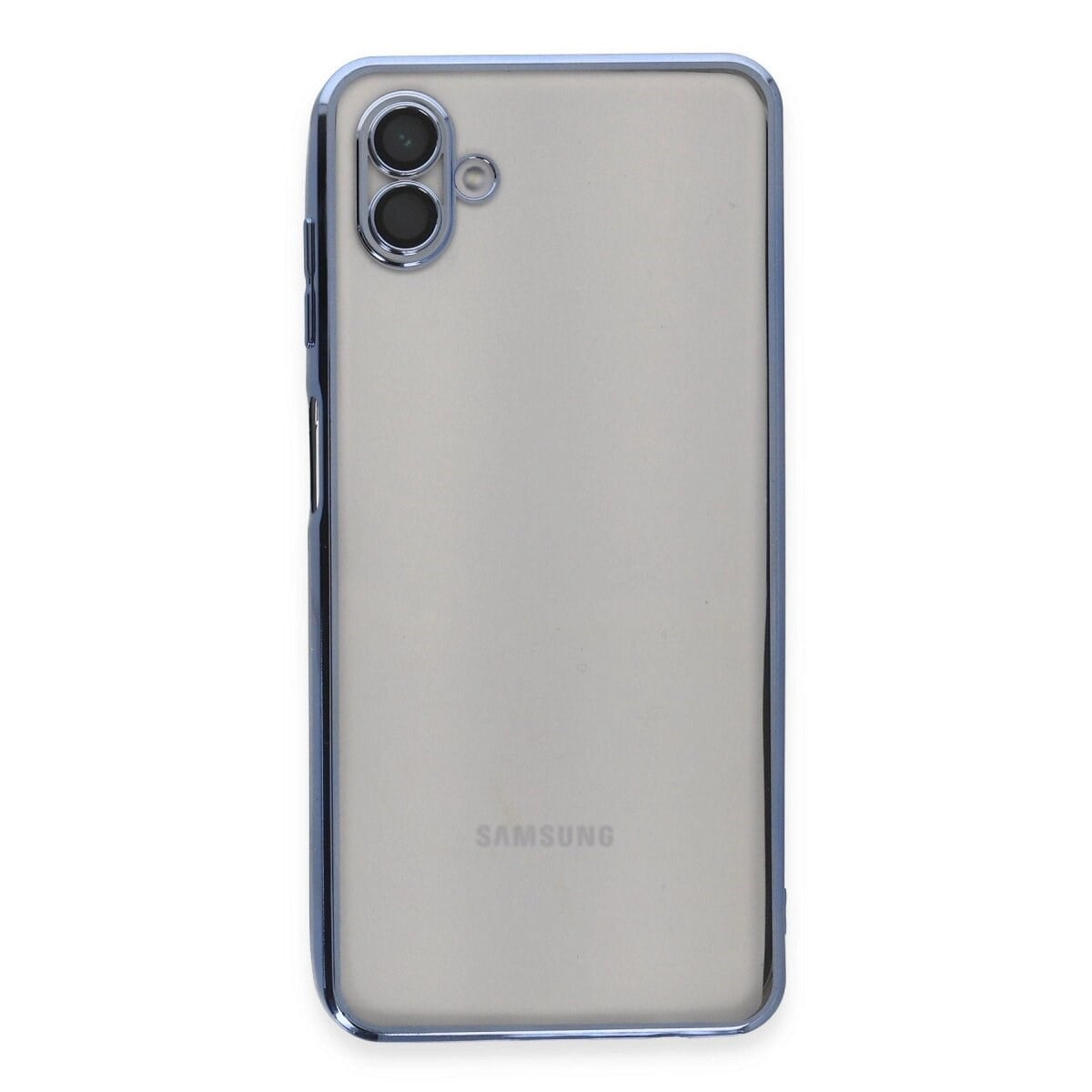 Samsung Galaxy A04 Kılıf Razer Lensli Silikon - Açık Mavi