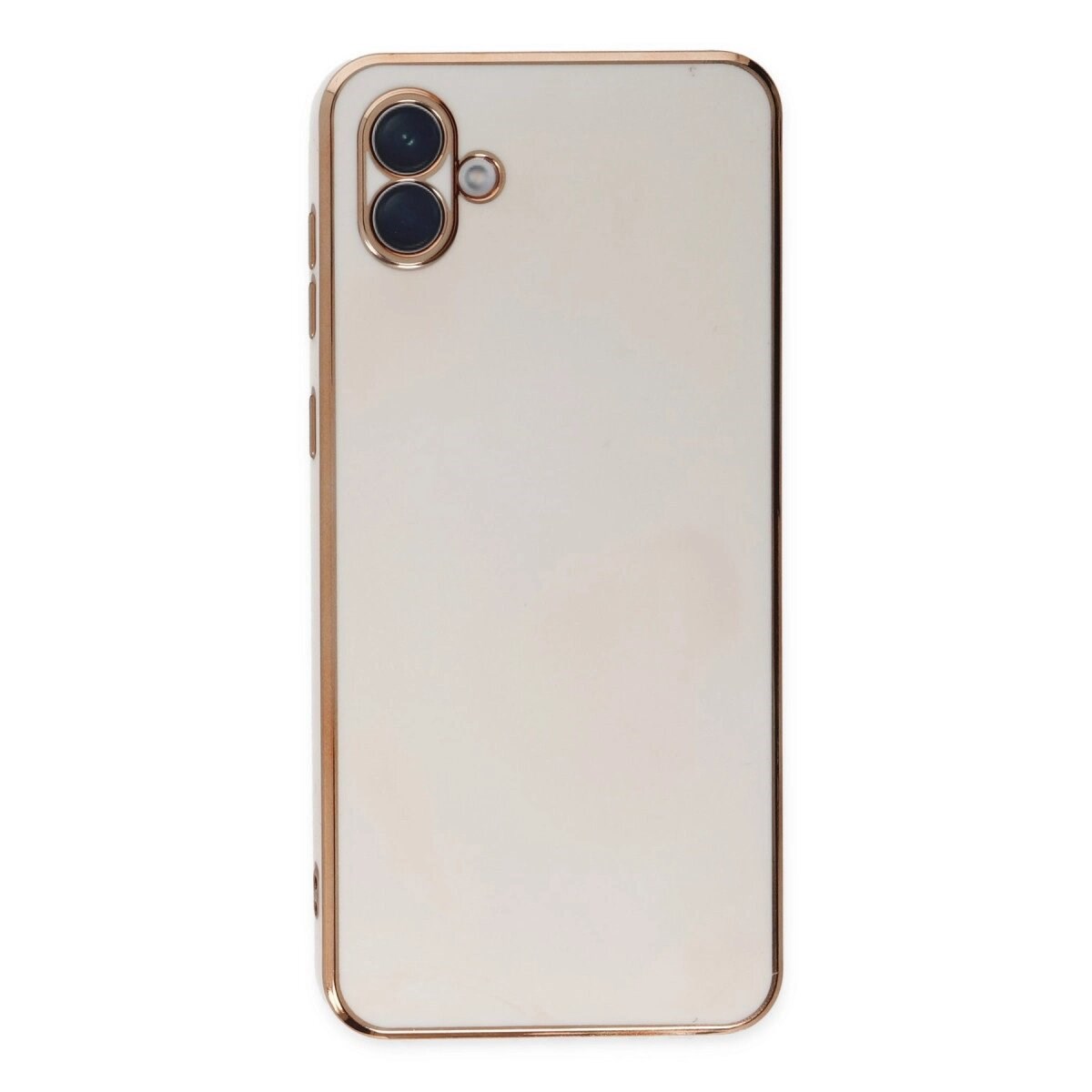 Samsung Galaxy A04 Kılıf Volet Silikon - Beyaz