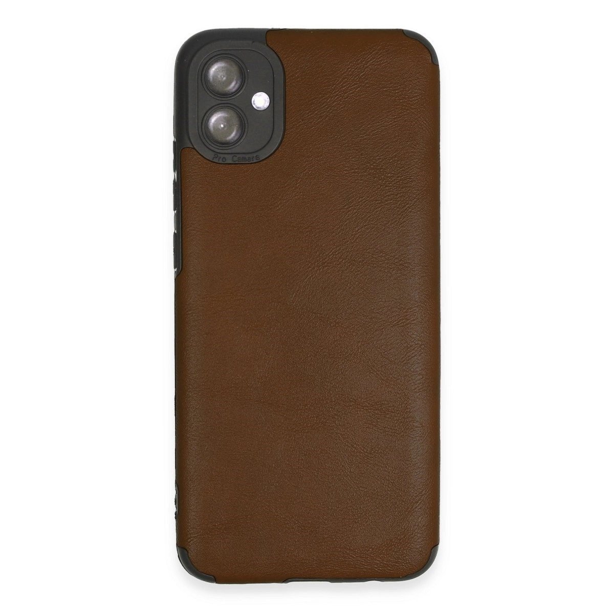 Samsung Galaxy A04e Kılıf Loop Deri Silikon - Kahverengi