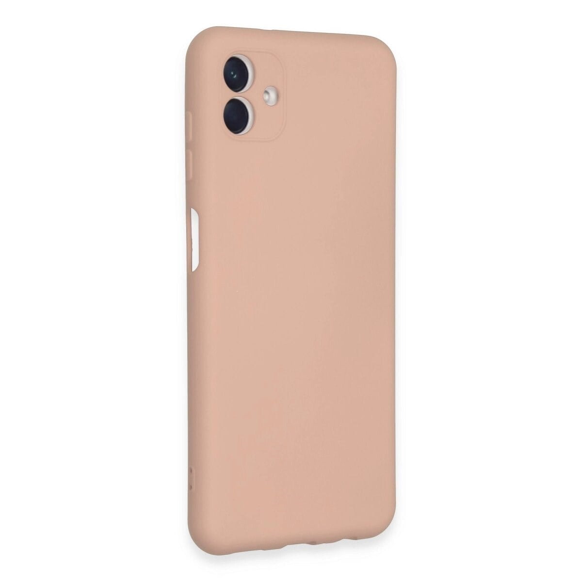 Samsung Galaxy A04e Kılıf Nano İçi Kadife Silikon - Pudra