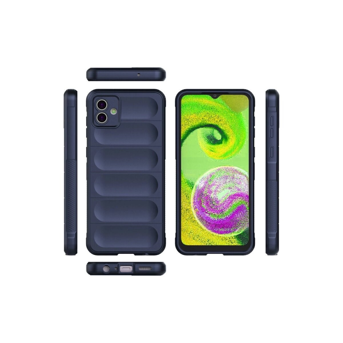 Samsung Galaxy A04e Kılıf Optimum Silikon - Lacivert