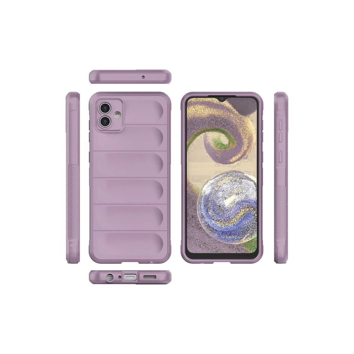 Samsung Galaxy A04e Kılıf Optimum Silikon - Mor