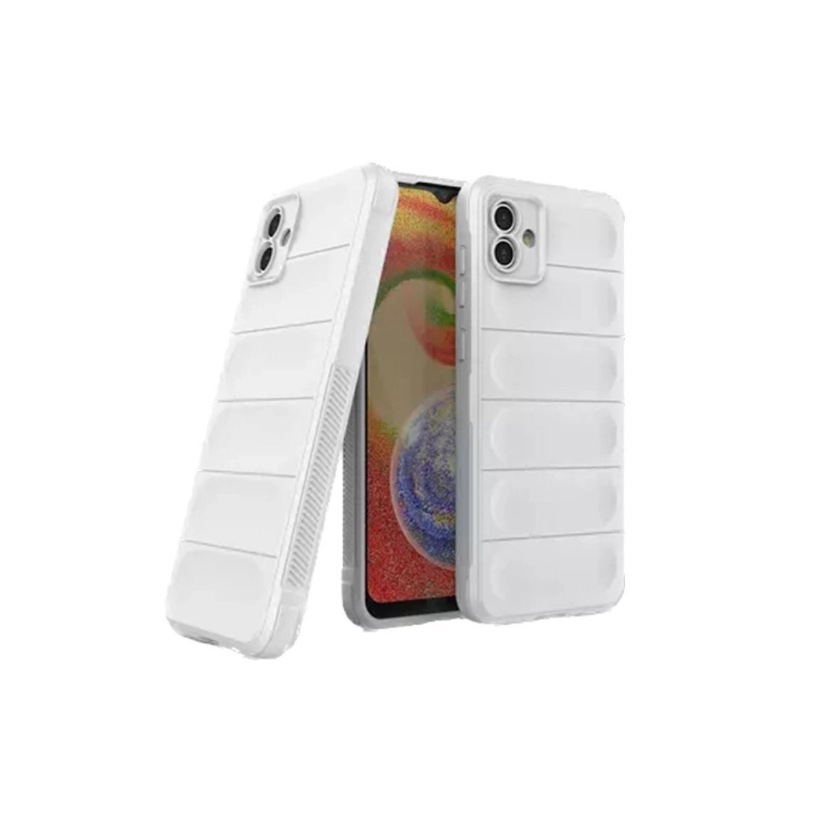 Samsung Galaxy A05 Kılıf Optimum Silikon - Krem