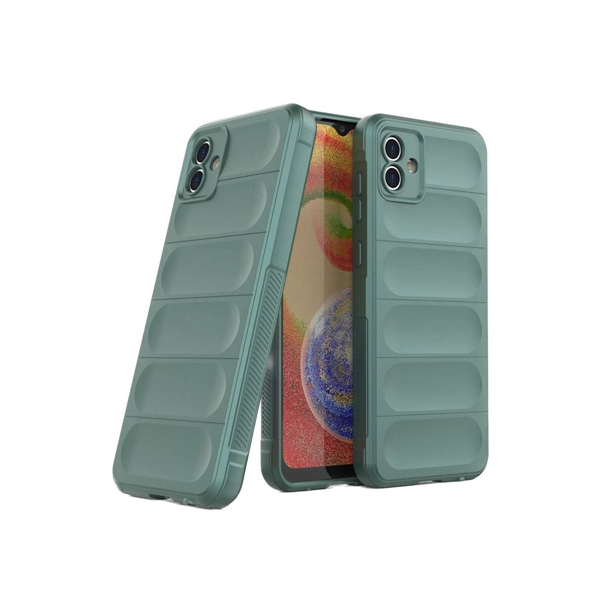 Samsung Galaxy A05 Kılıf Optimum Silikon - Koyu Yeşil