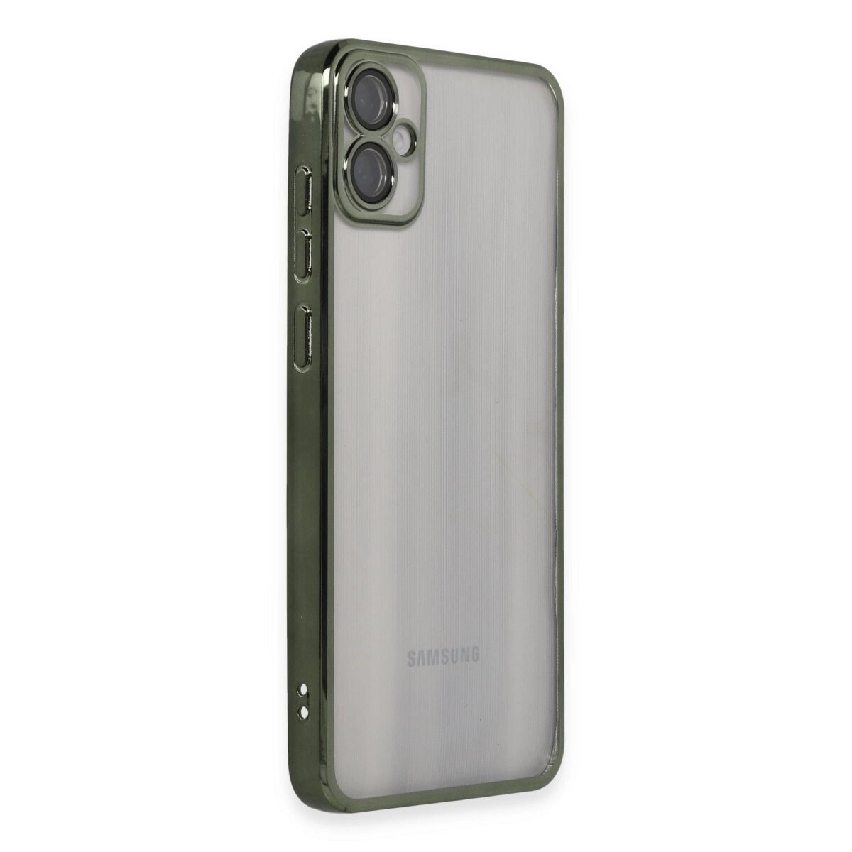 Samsung Galaxy A05 Kılıf Razer Lensli Silikon - Yeşil