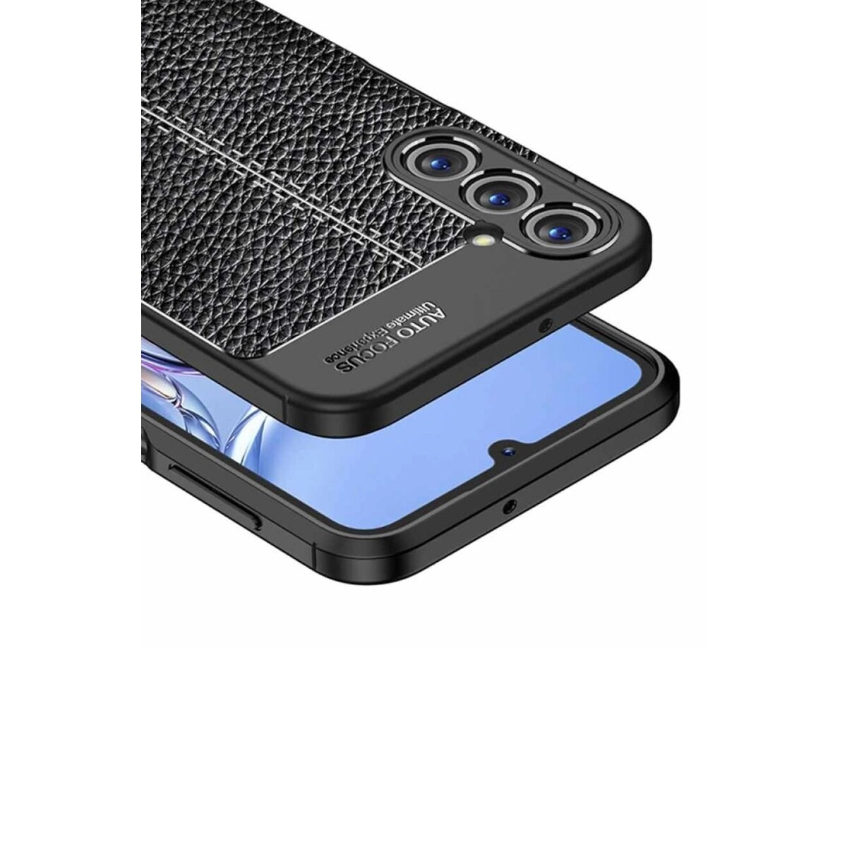 Samsung Galaxy A05s Kılıf Auto Focus Kapak - Siyah