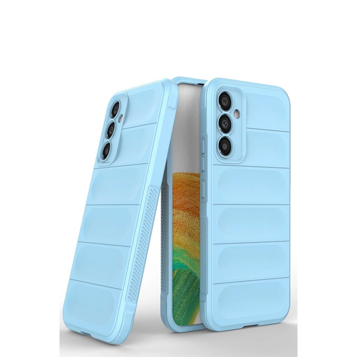 Samsung Galaxy A05s Kılıf Optimum Silikon - Sky Blue
