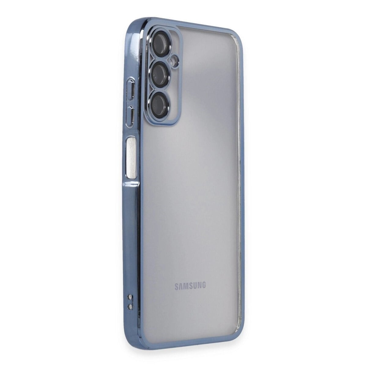 Samsung Galaxy A05s Kılıf Razer Lensli Silikon - Açık Mavi