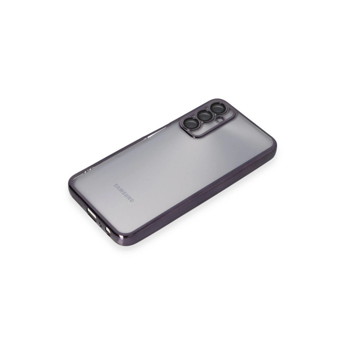 Samsung Galaxy A05s Kılıf Razer Lensli Silikon - Mor