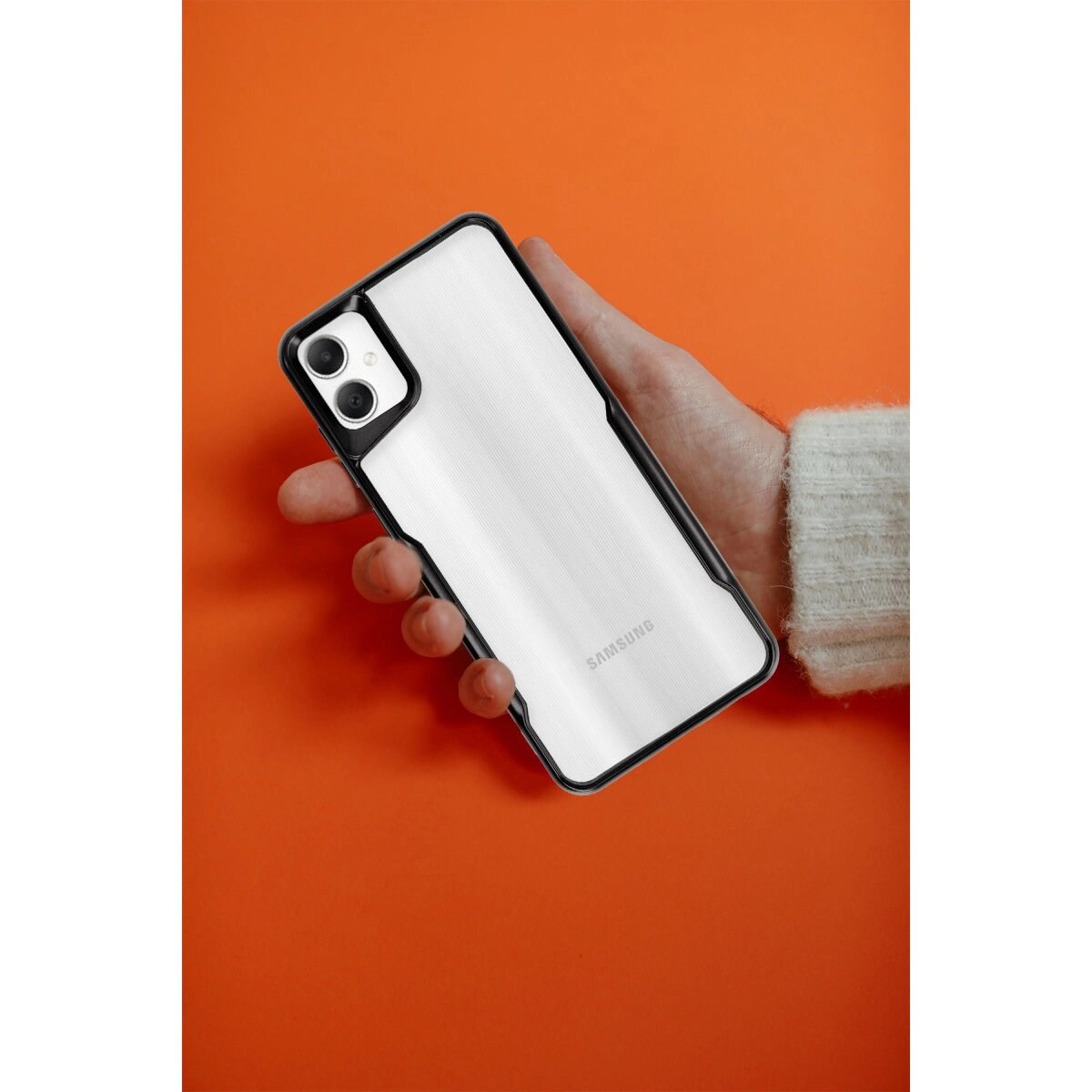 Samsung Galaxy A06 Kılıf Boyi Silikon Kapak - Siyah