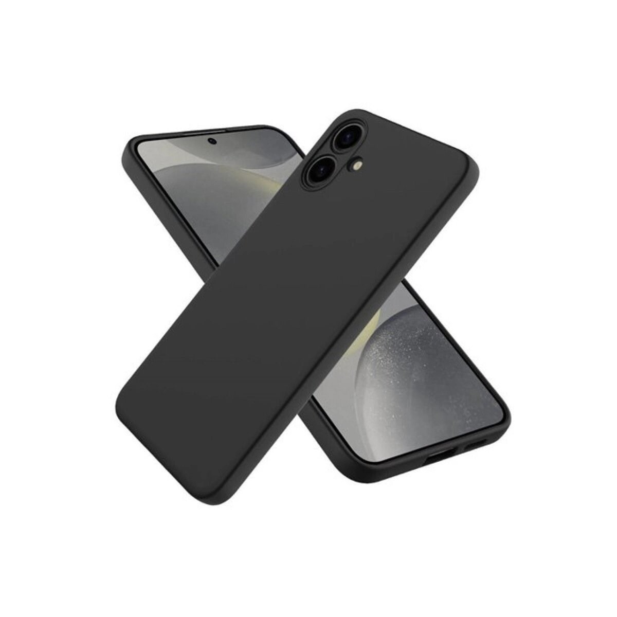 Samsung Galaxy A06 Kılıf First Silikon - Siyah