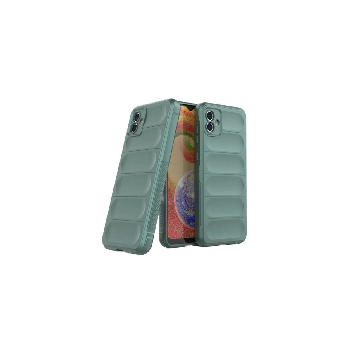 Samsung Galaxy A06 Kılıf Optimum Silikon - Koyu Yeşil
