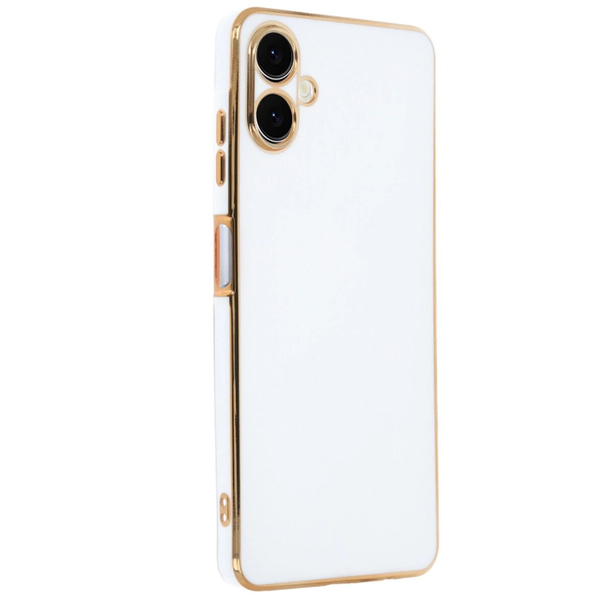 Samsung Galaxy A06 Kılıf Volet Silikon - Beyaz