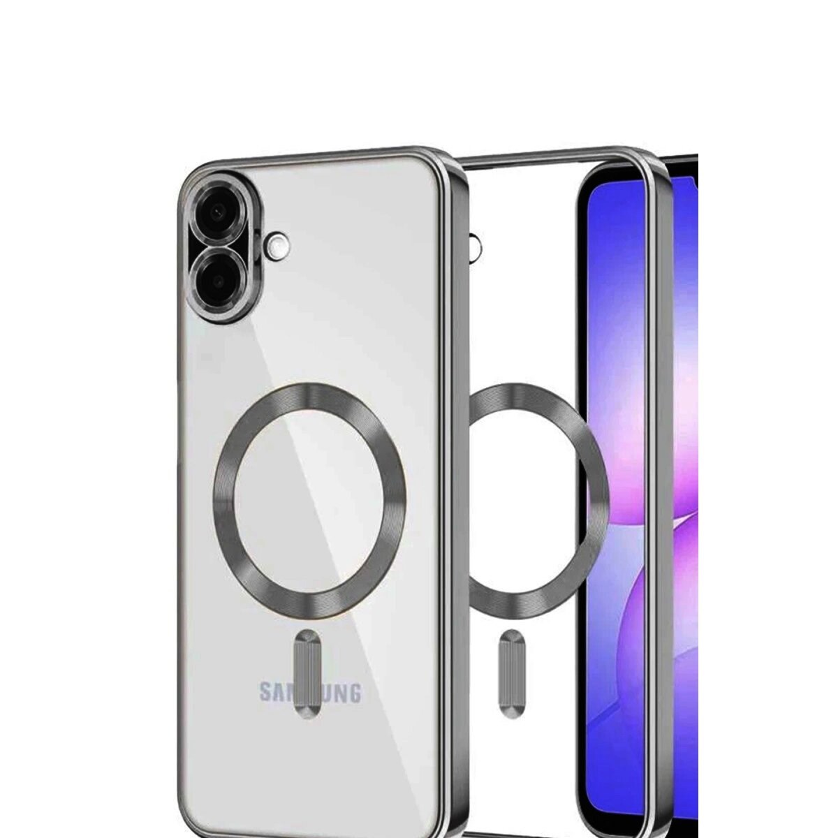 Samsung Galaxy A07 4g Kross Magneticsafe Kapak - Titan Gri