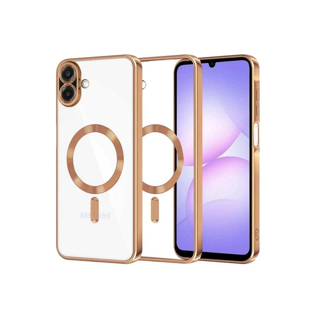 Samsung Galaxy A07 4g Kross Magneticsafe Kapak - Çöl Titanyum