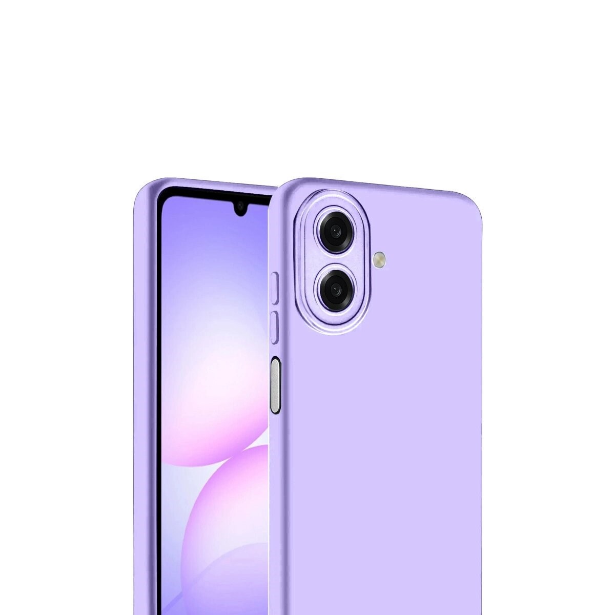 Samsung Galaxy A07 4g Nano İçi Kadife Silikon - Lila
