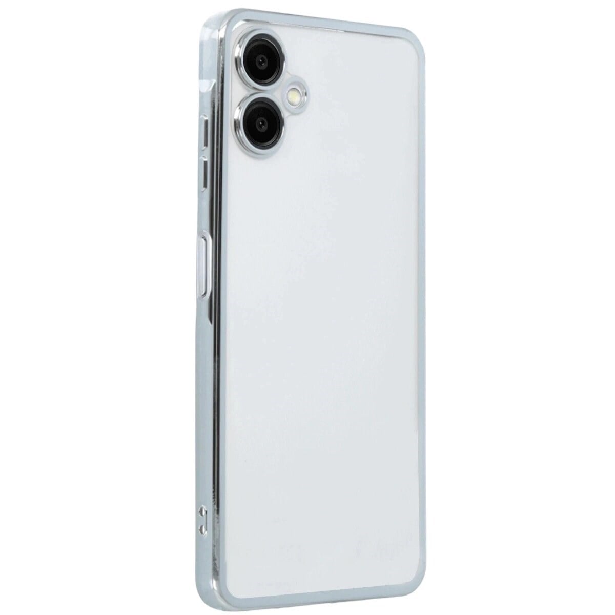 Samsung Galaxy A07 4g Razer Lensli Silikon - Gümüş