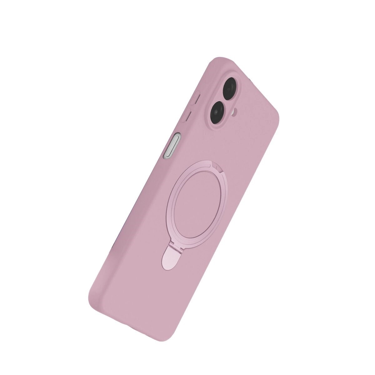 Samsung Galaxy A07 4g Regal Magsafe Standlı Kapak - Açık Pembe