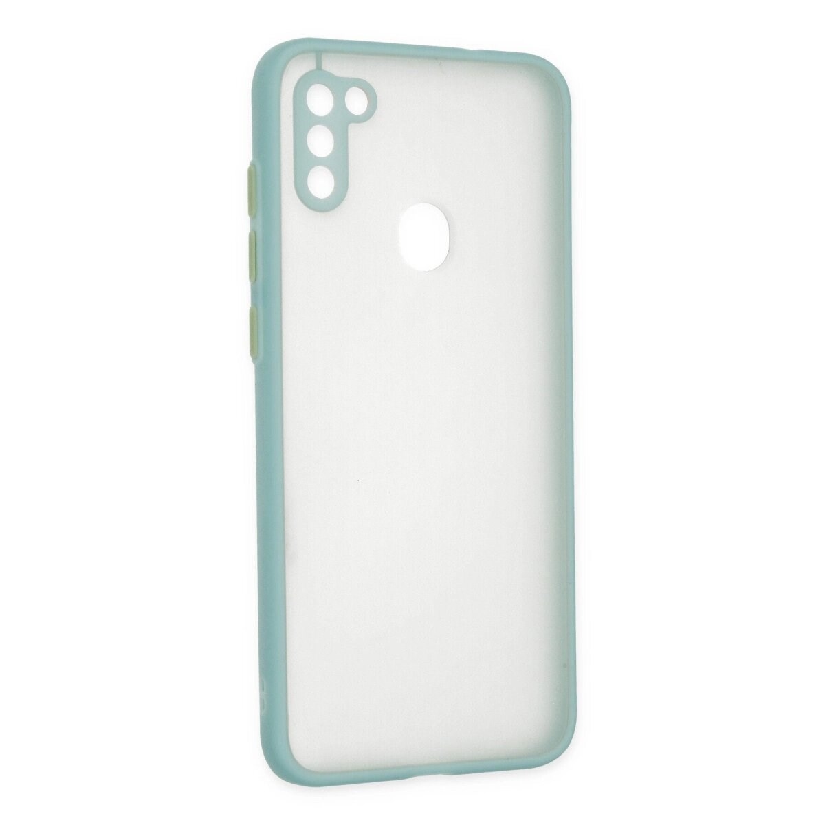 Samsung Galaxy A11 Kılıf Montreal Silikon Kapak - Turkuaz