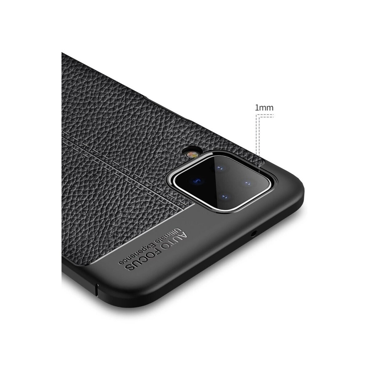 Samsung Galaxy A12 Kılıf Auto Focus Kapak - Kırmızı