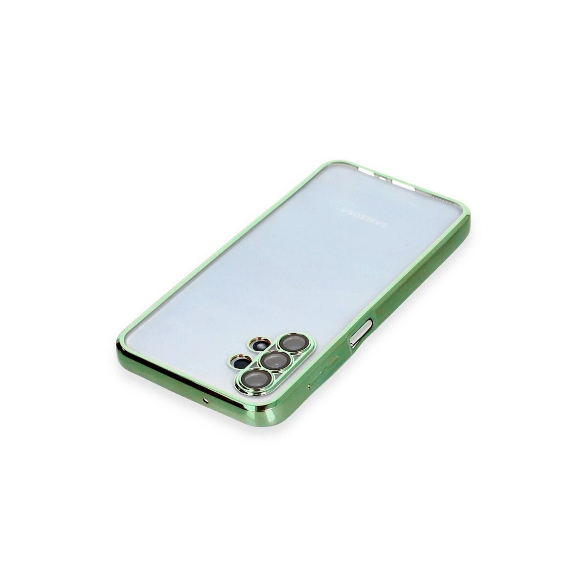 Samsung Galaxy A13 4g Kılıf Razer Lensli Silikon - Yeşil