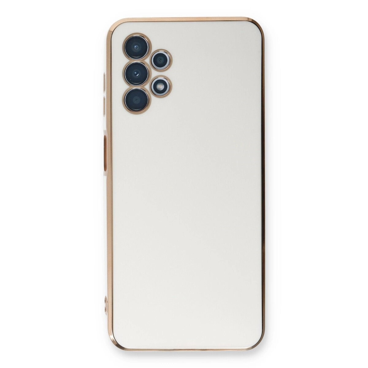 Samsung Galaxy A13 4g Kılıf Volet Silikon - Beyaz
