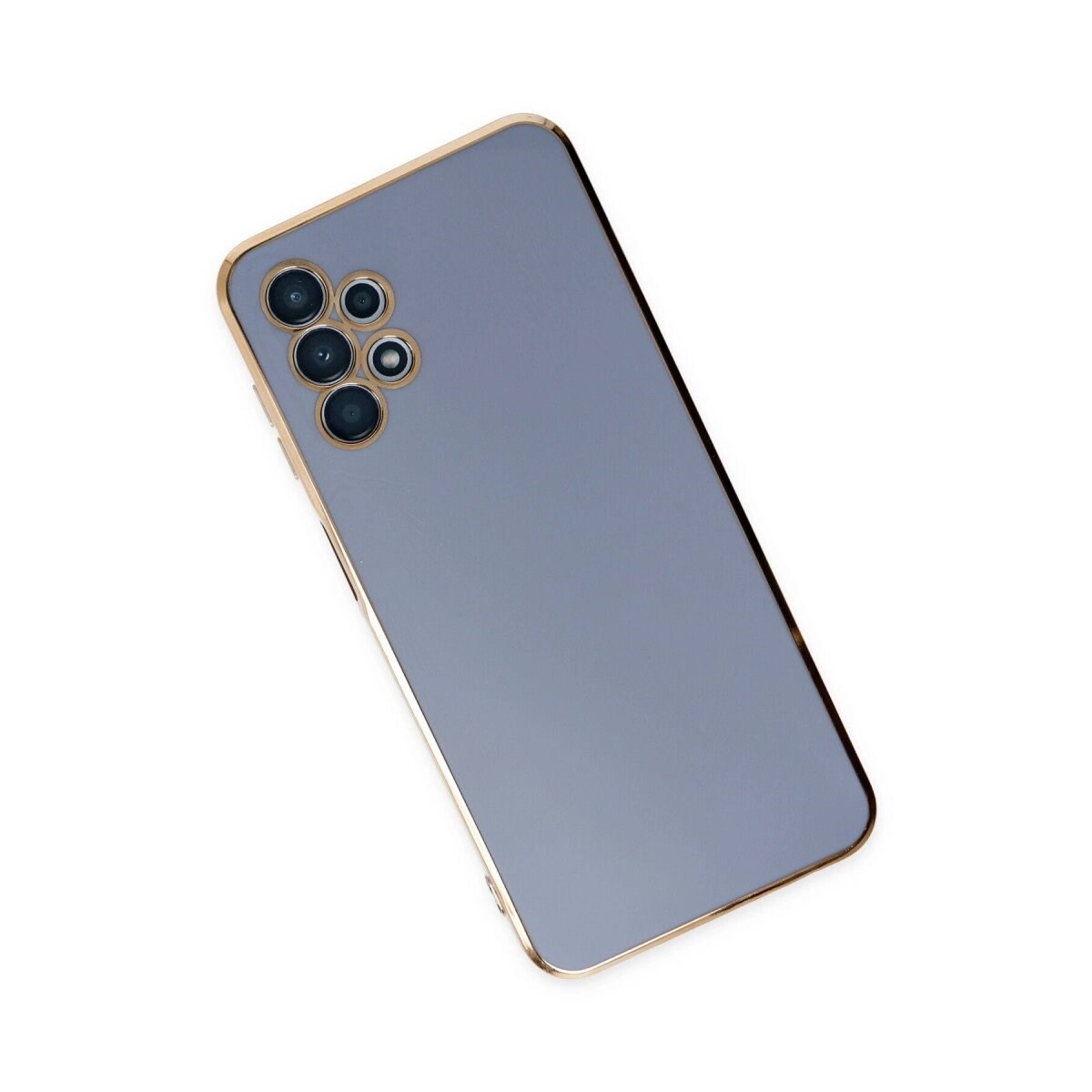 Samsung Galaxy A13 4g Kılıf Volet Silikon - Mavi