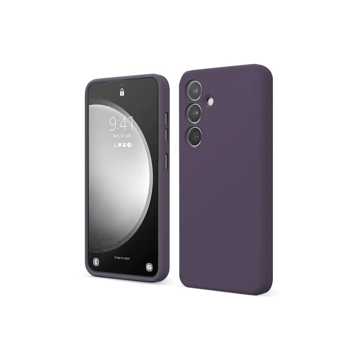Samsung Galaxy A14 4g Kılıf First Silikon - Mor