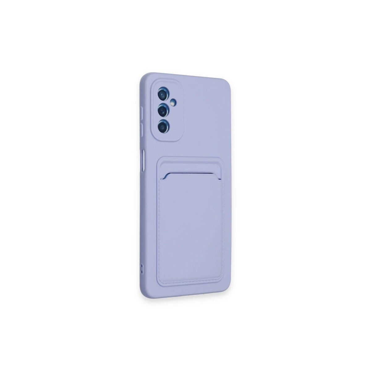 Samsung Galaxy A14 4g Kılıf Kelvin Kartvizitli Silikon - Lila
