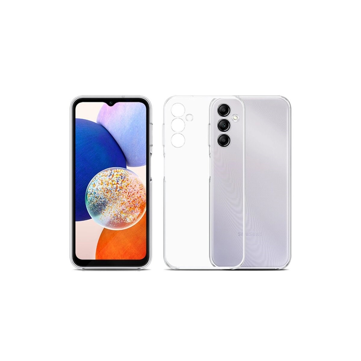 Samsung Galaxy A14 4g Kılıf Lüx Şeffaf Silikon