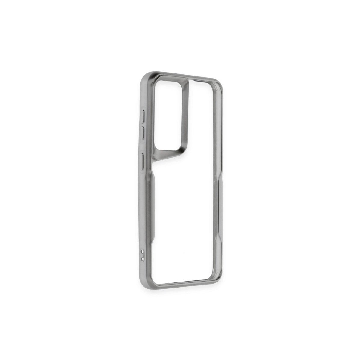 Samsung Galaxy A15 4g Kılıf Boyi Silikon Kapak - Gümüş