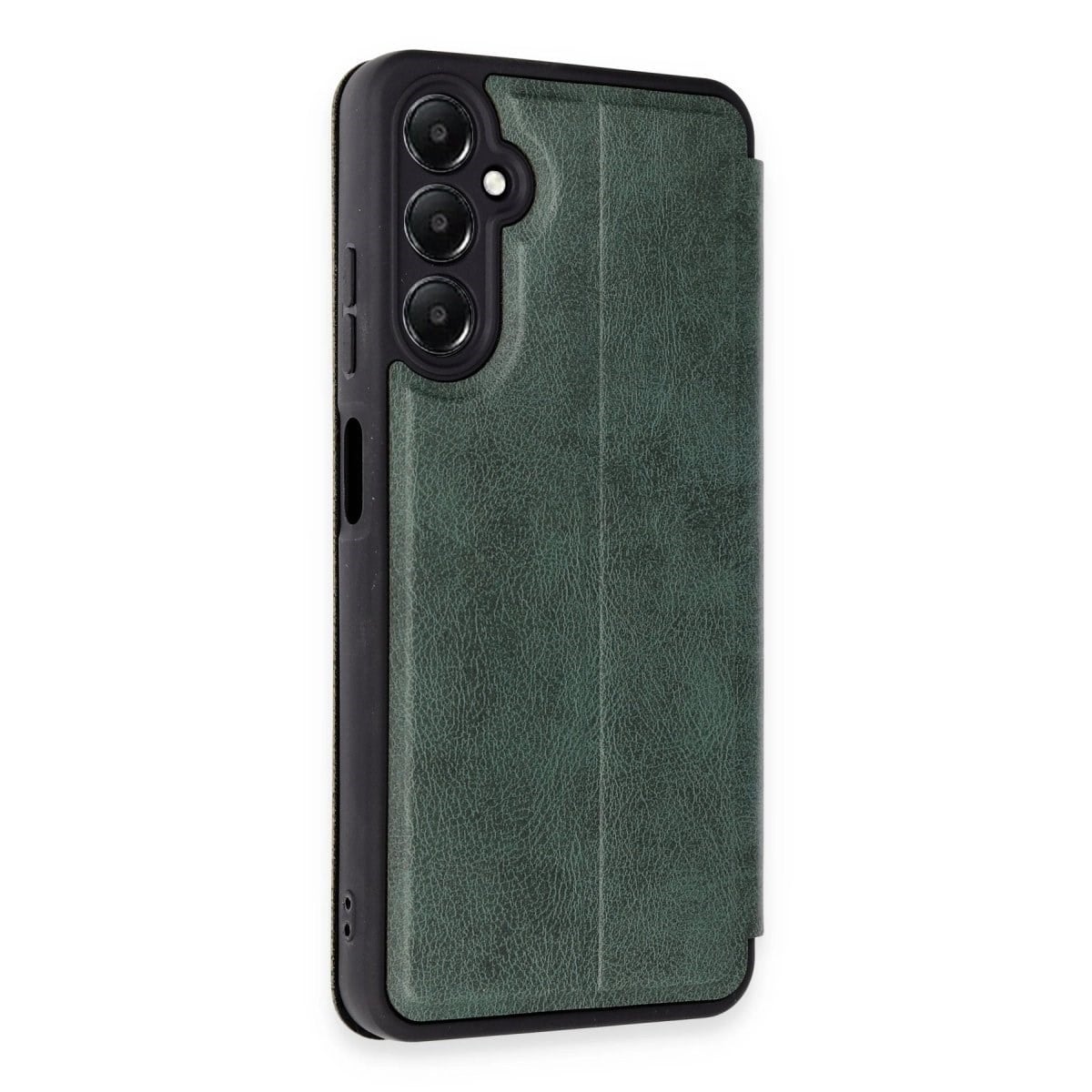Samsung Galaxy A15 4g Kılıf Flip Cover - Koyu Yeşil